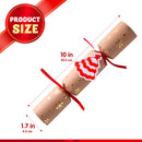 8Pcs Kraft Style Christmas Cracker Set