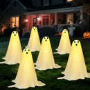 6 Pcs Halloween Decorations Outdoor Ghosts Pathway Lights