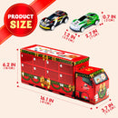 24 Days Christmas Advent Calendar Pull Back Vehicles