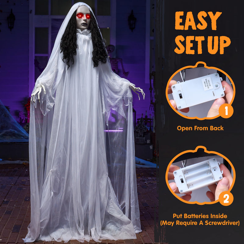 67" Halloween Decorations Outdoor Life Size Bride Decor