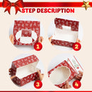 12PCS Christmas Cookie Boxes for Gift Giving