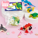 24 Packs Valentines Day Cards with Sea Animal Building Blocks for Gifts Party Favor