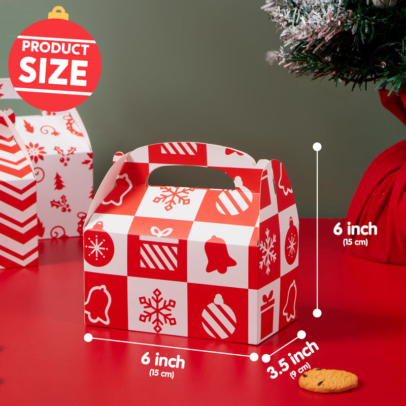 24 PCS Christmas Cookie Boxes for Gift Giving