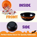 3 PCS Halloween Candy Bowls, 9.6" * 4.4" Trick or Treat Bowls