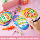 28PCS 3D Printed Dragon with Valentine's Day Cards for Classroom Exchange