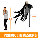 7Ft Halloween Grim Reaper Decorations