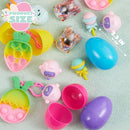25pcs Prefilled Easter Eggs with Assorted Toys Plus Stickers