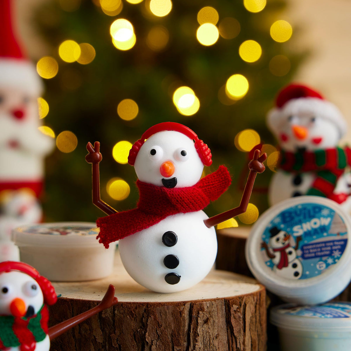 428 Pc Christmas Snowman DIY Craft Kit - Foam Balls, Hats, Buttons, Noses For Holiday Crafts