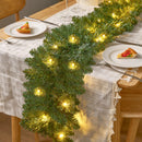 9Ft Christmas Garland Prelit with 50 Count Light