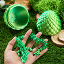 3D Printed Dragon Eggs with 12" Laser Green Dragon Inside