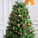 66 Pcs Brown Christmas Balls Ornaments Set