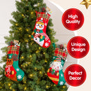 3 PCS 18" Christmas Stockings Set