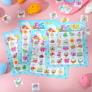 28 Players Easter Bingo Card (5x5) with Blue Color for Kids