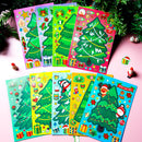 36 Pcs Christmas Tree Stickers Make Your Own Xmas Stocking Stuffers