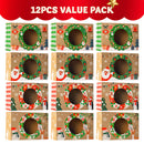 12PCS Christmas Cookie Boxes for Gift Giving