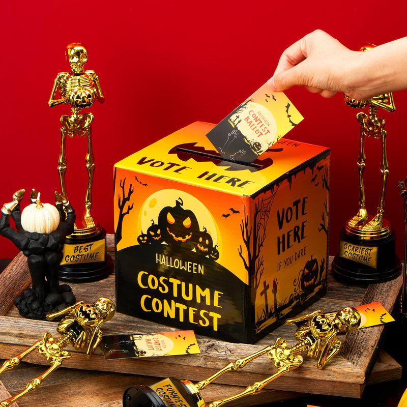Halloween Costume Contest Ballot Card Box