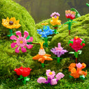 12 Pcs Flower Building Blocks Prefilled Easter Eggs for  Kids Egg Hunt