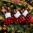 24 PCS 5” Mini Christmas Stocking