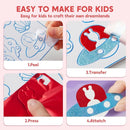 Foil Art Kit for Kids Foam Stickers, Creative Travel Toys and Birthday Gifts