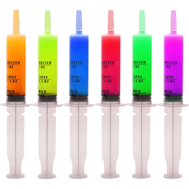 2oz Reusable Jelly Shots Syringe, 60 Pcs