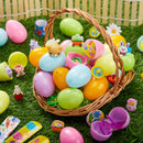 60Pcs Prefilled Pastel Eggs with Assorted Toys, Stuffed Eggs for Easter Egg Hunt