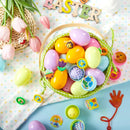 60Pcs Prefilled Pastel Eggs with Assorted Toys, Stuffed Eggs for Easter Egg Hunt