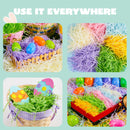 60oz (1700g) Multicolor Rainbow Easter Recyclable Paper Grass