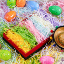 60oz (1700g) Multicolor Rainbow Easter Recyclable Paper Grass