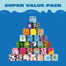 60Pcs Slap Bracelets, 36 Designs