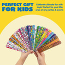 60Pcs Slap Bracelets, 36 Designs
