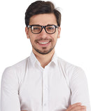 JOYIN Black Nerd Glasses with Clear Lenses - Classic Halloween Costume Prop