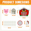 Halloween Trunk Or Treat Car Decorations Kit, Farm House