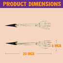 Light Up Skeleton Arms Yard Stake