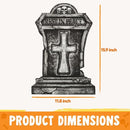 JOYIN 9 PCS Halloween Tombstones - 16" Graveyard Yard Decoration