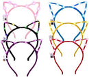 LED Cat Headbands, 6 Pack