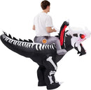 JOYIN LED Dragon Skeleton Inflatable Costume - Adult Ride-On Blow Up Suit