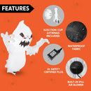 Joiedomi 4.5FT Halloween Inflatable Window Ghost with LED