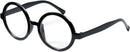JOYIN Wizard Round Glasses - Black Circle Halloween Costume Accessory
