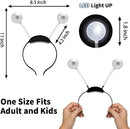 LED Martian Head Bopper (Silver), 3 Pack