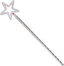 Silver Fairy Star Wand, 12 Packs