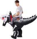 JOYIN LED Dragon Skeleton Inflatable Costume - Adult Ride-On Blow Up Suit
