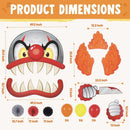 Halloween Trunk Or Treat Car Decorations Kit, Clown Car Stickers