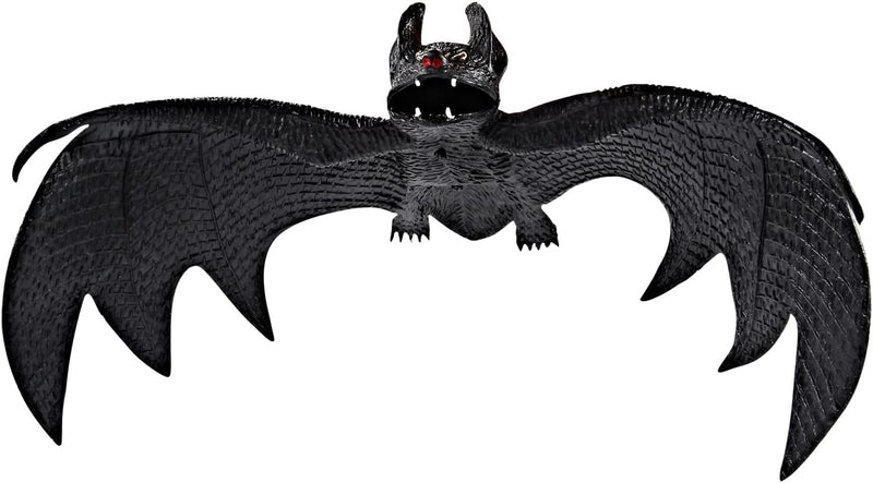 11in Spooky Hanging Bats Decoration, 6 Pcs
