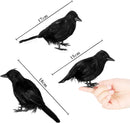 Halloween Crow Decoration Set, 6 Pack