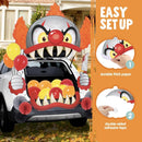 Halloween Trunk Or Treat Car Decorations Kit, Clown Car Stickers