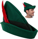 JOYIN Felt Robin Hood Hat with Feather - Classic Costume Accessory