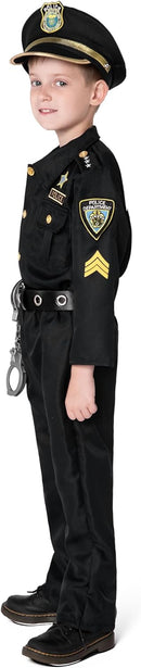 JOYIN 14-Piece Halloween Police Officer Role-Play Set for Kids