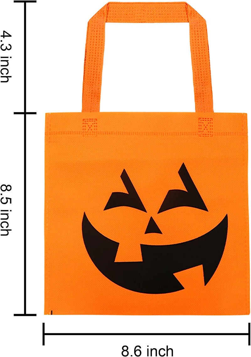 Non-Woven Pumpkin Goodie Bags, 30 Pcs