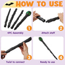 JOYIN LED Light-Up Witch Staff - Vintage Halloween Costume Prop