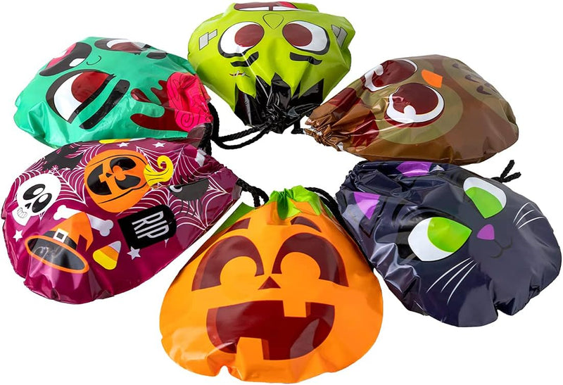Halloween Goody Bags with Drawstring, Pack of 108